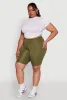 Plus Size High Waist Biker Shorts sold by Rainbow