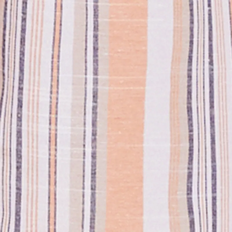 Plus Size Striped Tie Waist Belted Cargo Romper sold by Rainbow product image thumbnail 4