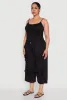 Plus Size Tie Cargo Pocket Capri Pants sold by Rainbow
