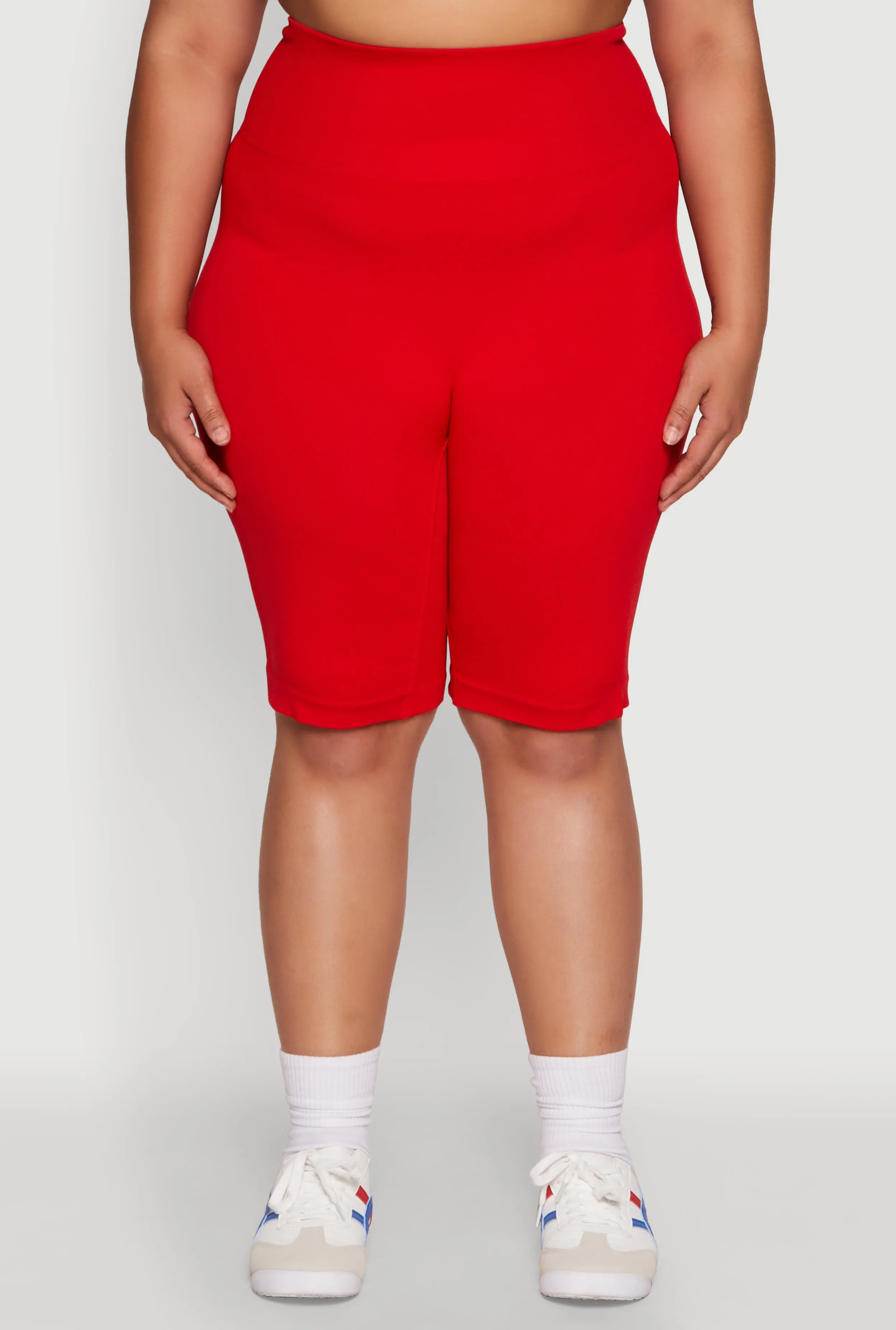 Plus Size High Waist Cycling Shorts sold by Rainbow product image thumbnail 5