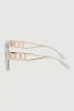 Cut Out Detail Square Sunglasses sold by Rainbow