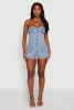 Daisy Denim Cargo Pocket Sleeveless Romper sold by Rainbow