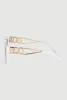 Cut Out Detail Square Sunglasses sold by Rainbow