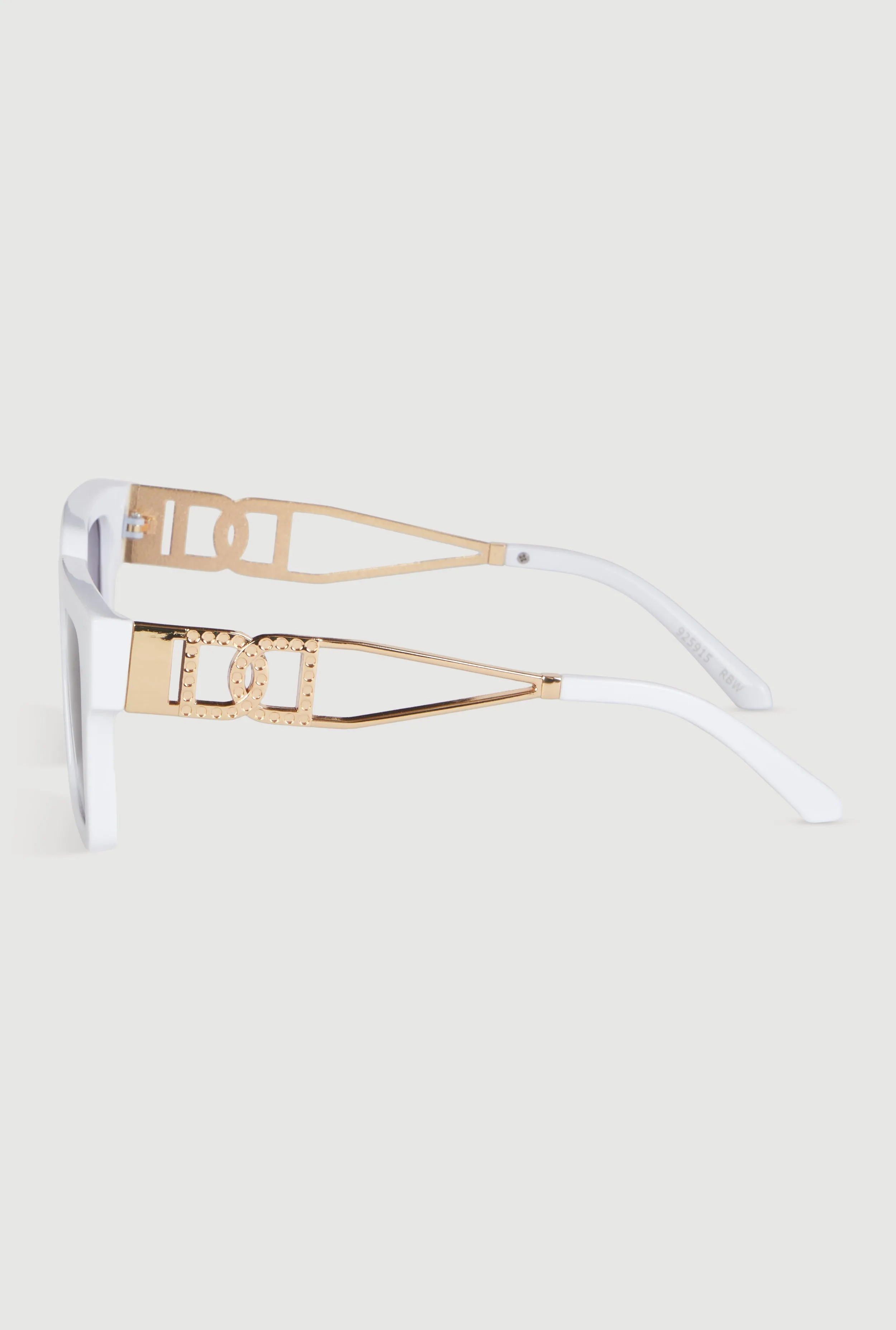Cut Out Detail Square Sunglasses sold by Rainbow product image thumbnail 5