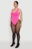 Plus Size Mineral Wash Tank Bodysuit sold by Rainbow