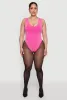 Plus Size Mineral Wash Tank Bodysuit sold by Rainbow