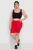 Plus Size High Waist Biker Shorts sold by Rainbow