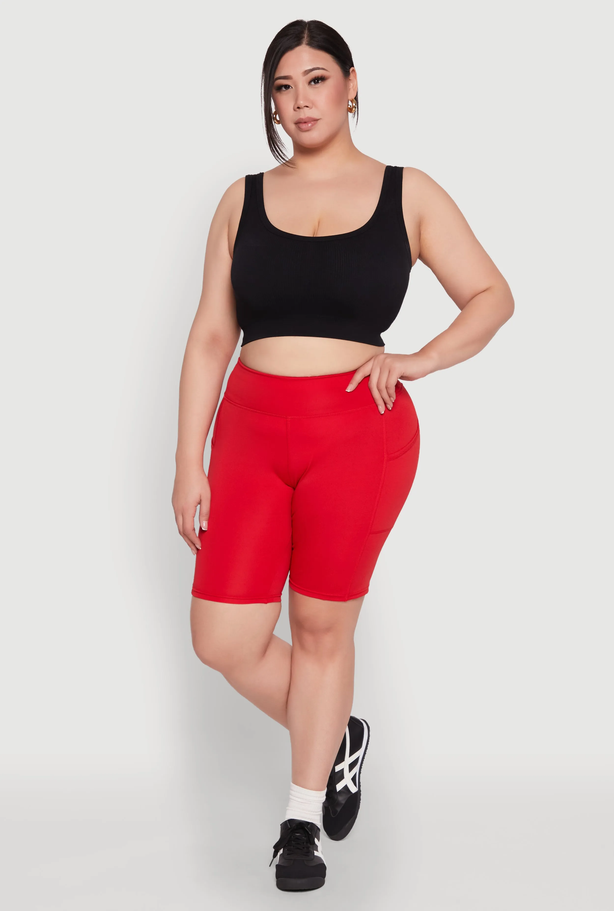 Plus Size High Waist Biker Shorts sold by Rainbow product image thumbnail 2