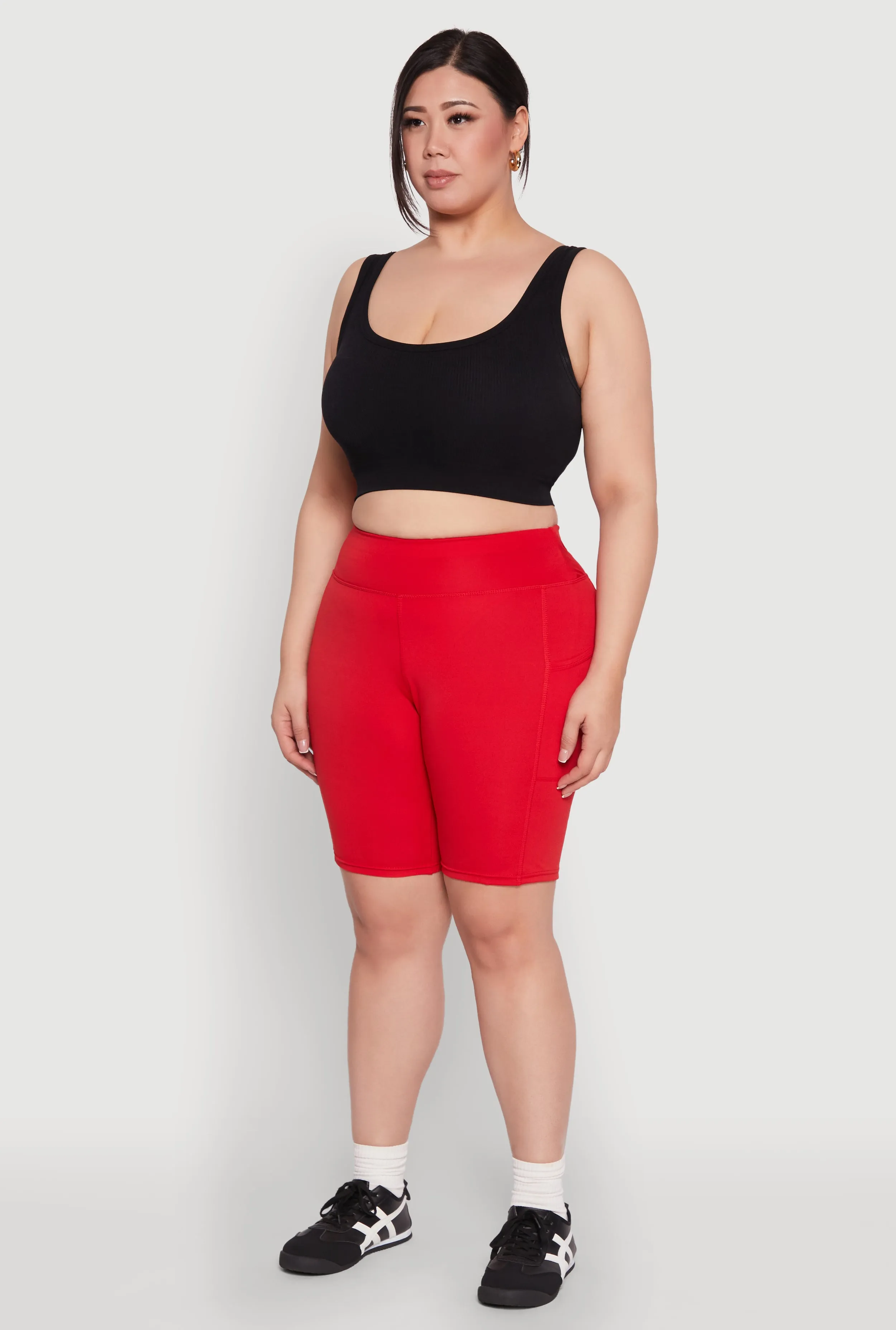 Plus Size High Waist Biker Shorts sold by Rainbow product image thumbnail 3