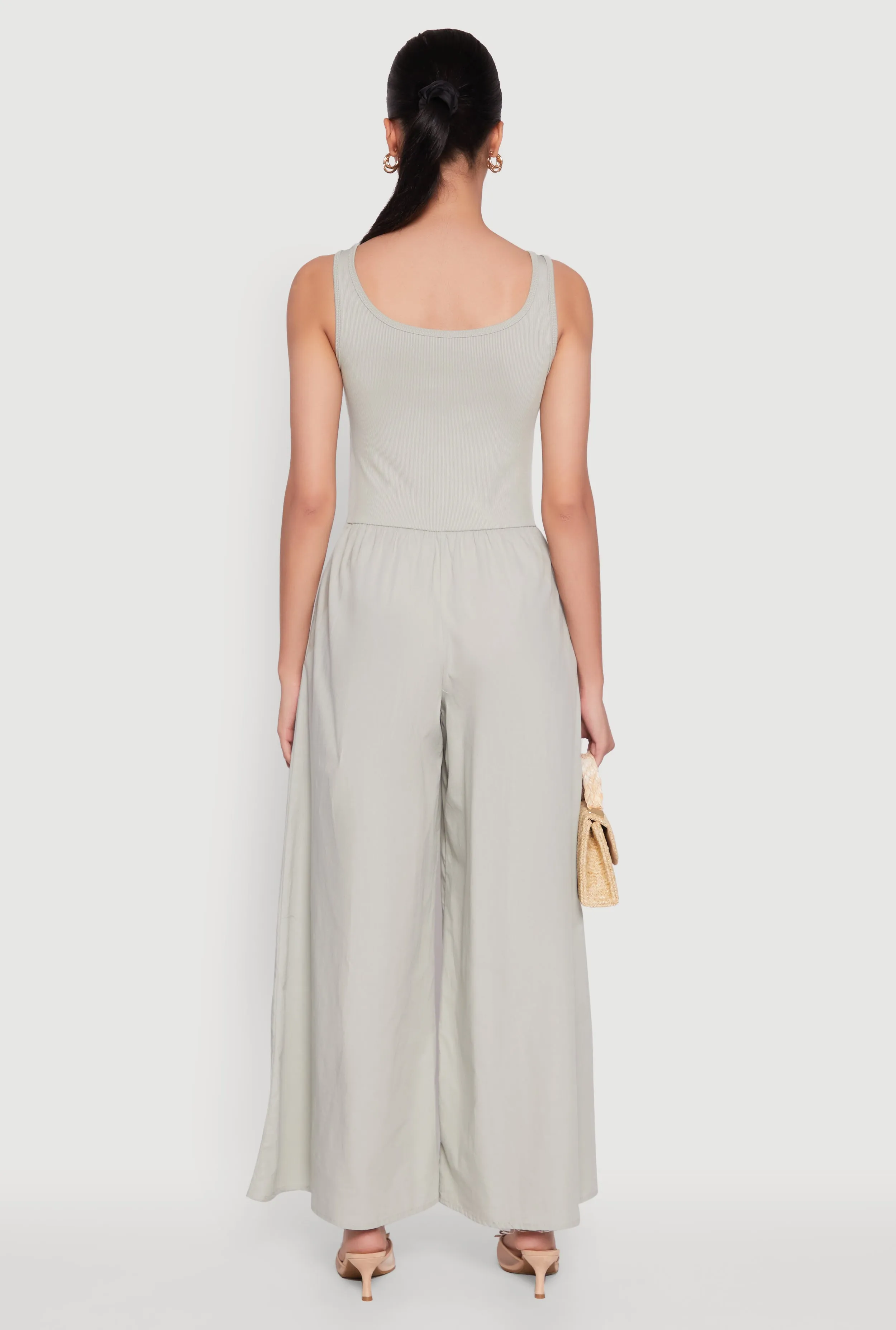 Sleeveless Scoop Neck Jumpsuit sold by Rainbow product image thumbnail 5