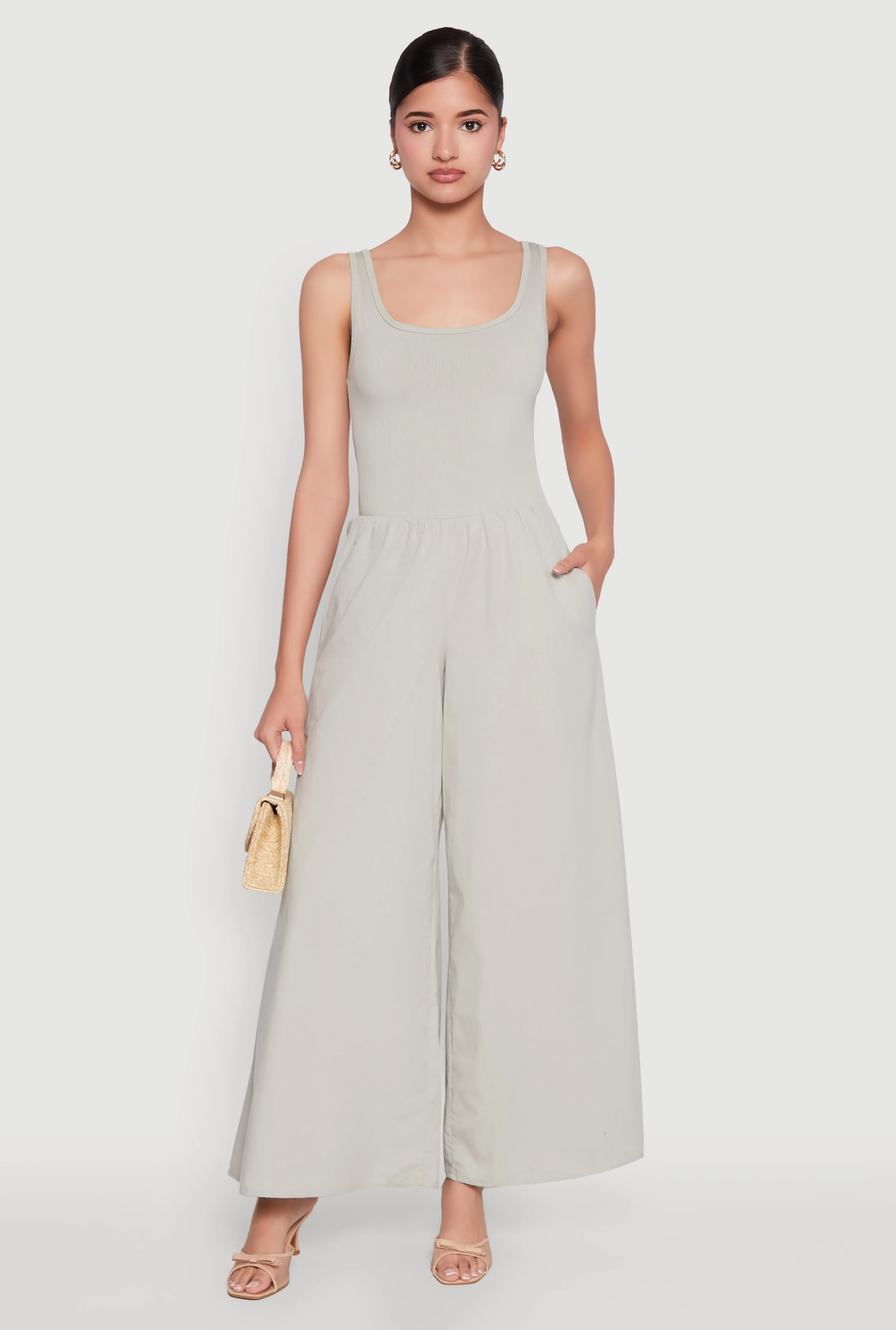 Sleeveless Scoop Neck Jumpsuit sold by Rainbow product image thumbnail 2