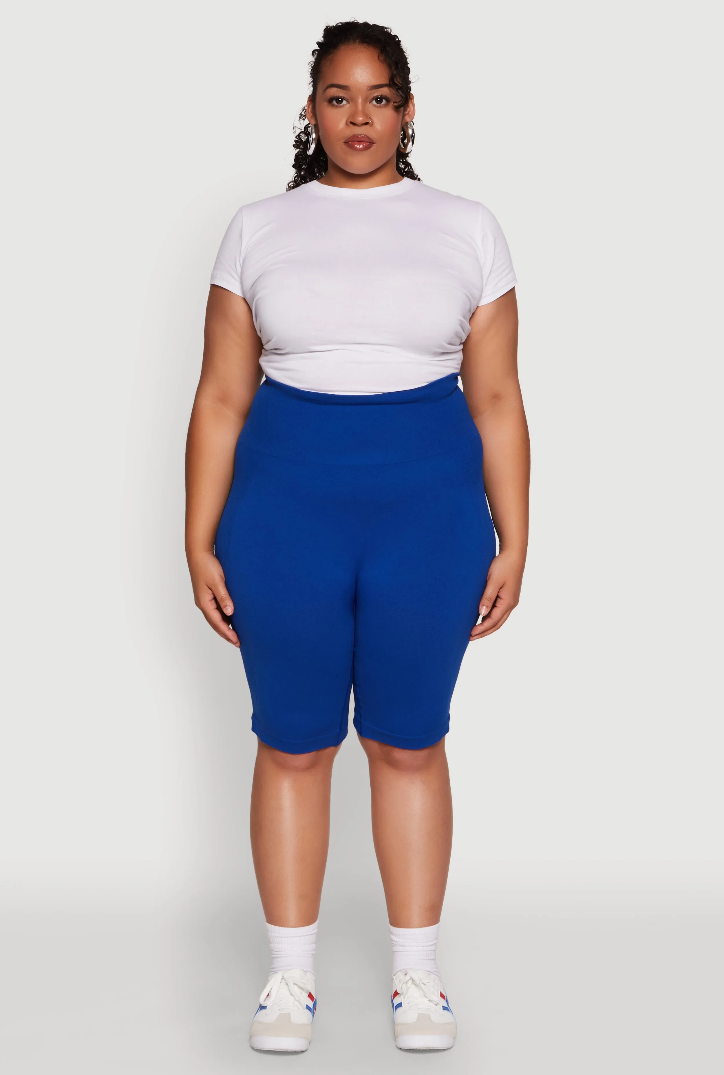 Plus Size High Waist Cycling Shorts sold by Rainbow