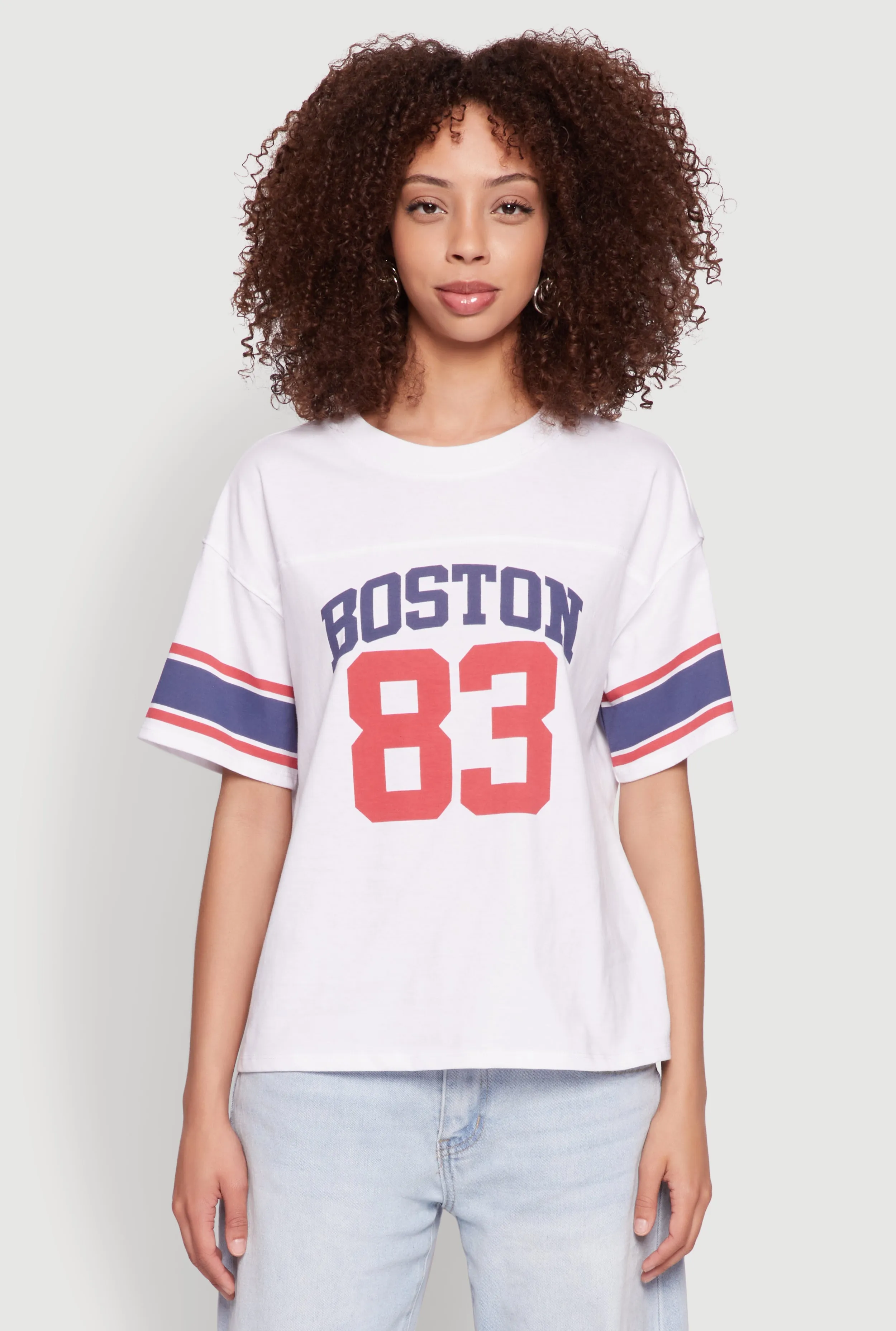 Almost Famous Graphic Varsity T Shirt sold by Rainbow product image thumbnail 2
