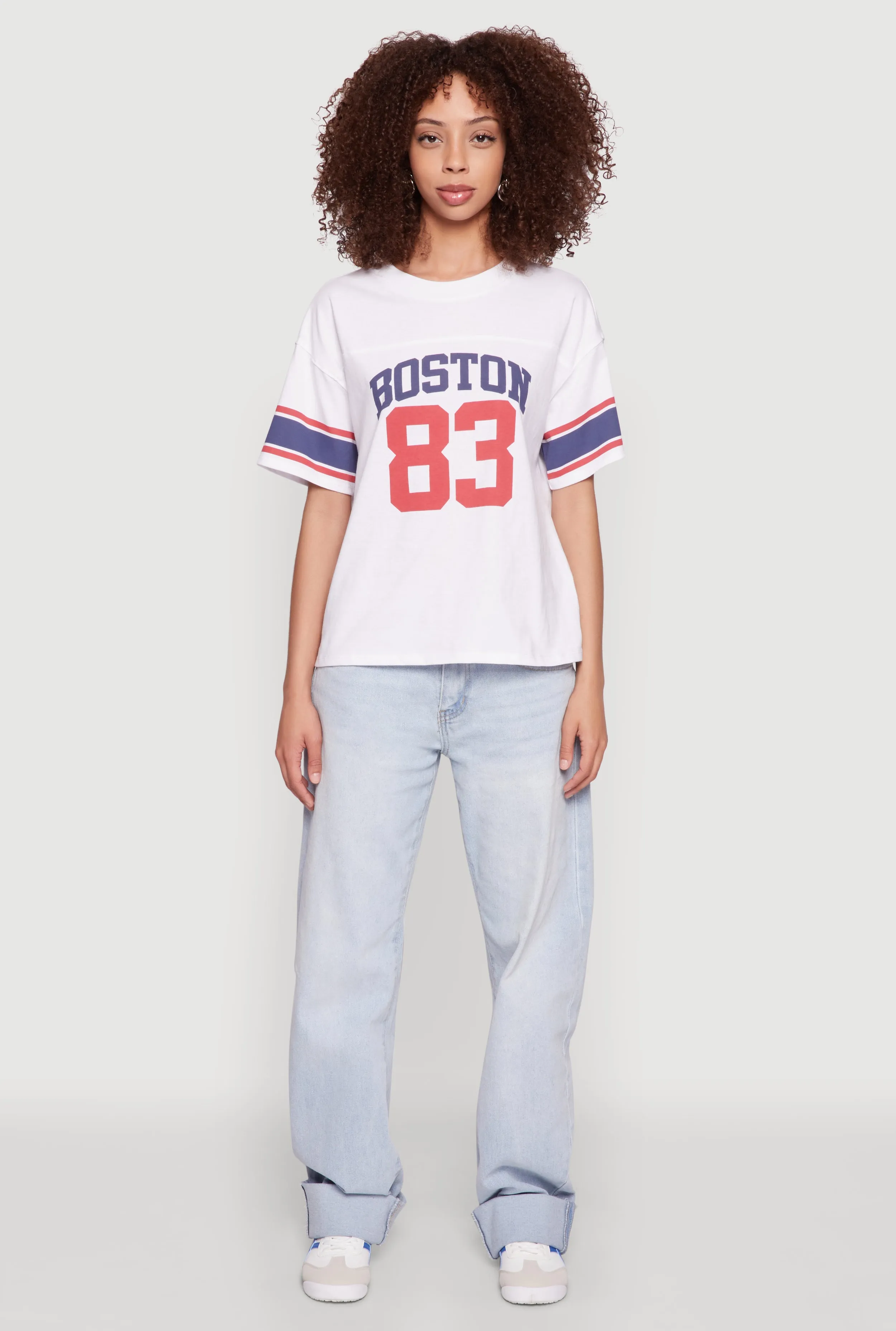 Almost Famous Graphic Varsity T Shirt sold by Rainbow product image thumbnail 3