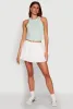 Cell Phone Pocket Pleated Mini Skort sold by Rainbow