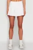 Cell Phone Pocket Pleated Mini Skort sold by Rainbow