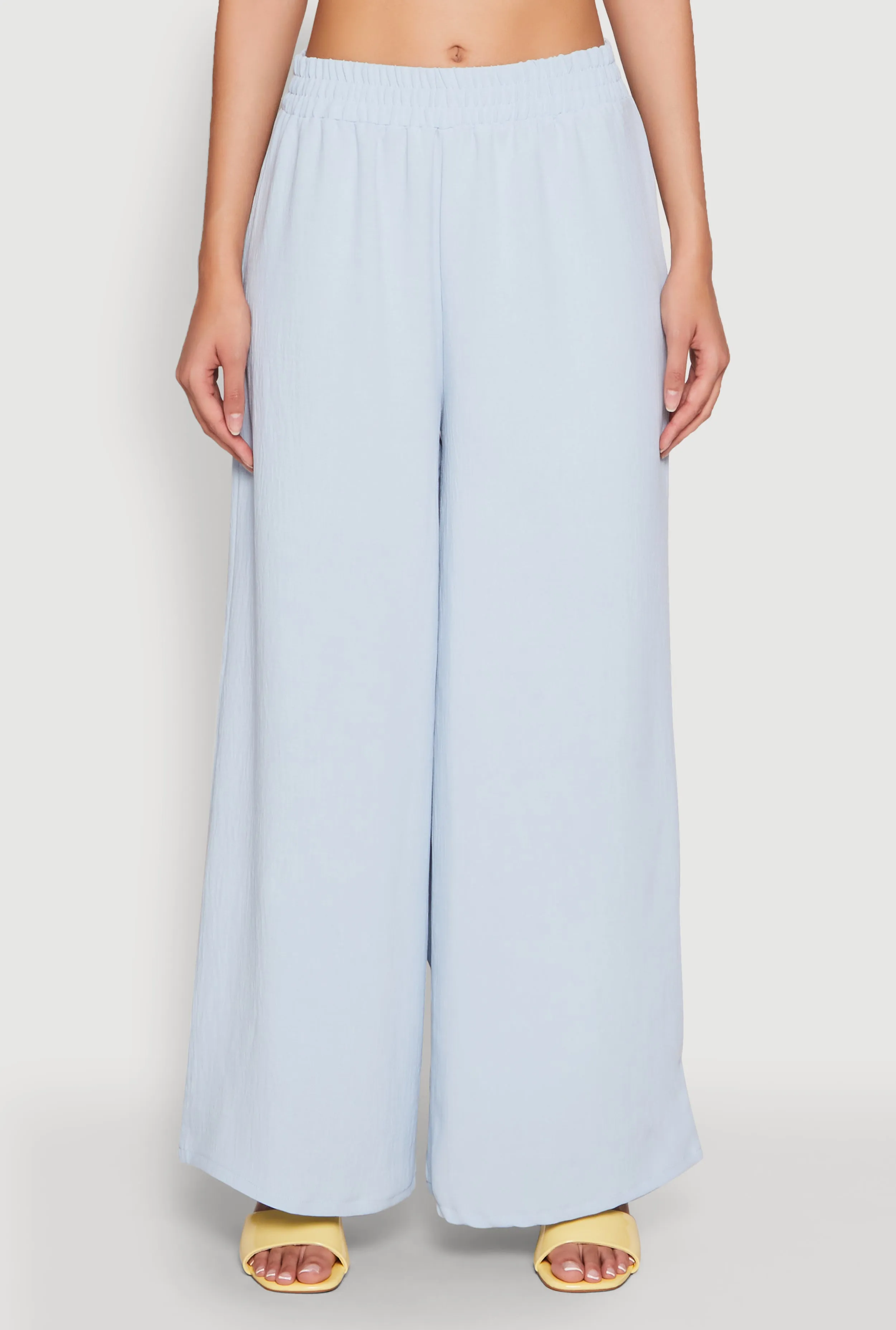 Haute Monde Elastic Waist Wide Leg Pants sold by Rainbow product image thumbnail 3