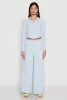 Haute Monde Elastic Waist Wide Leg Pants sold by Rainbow