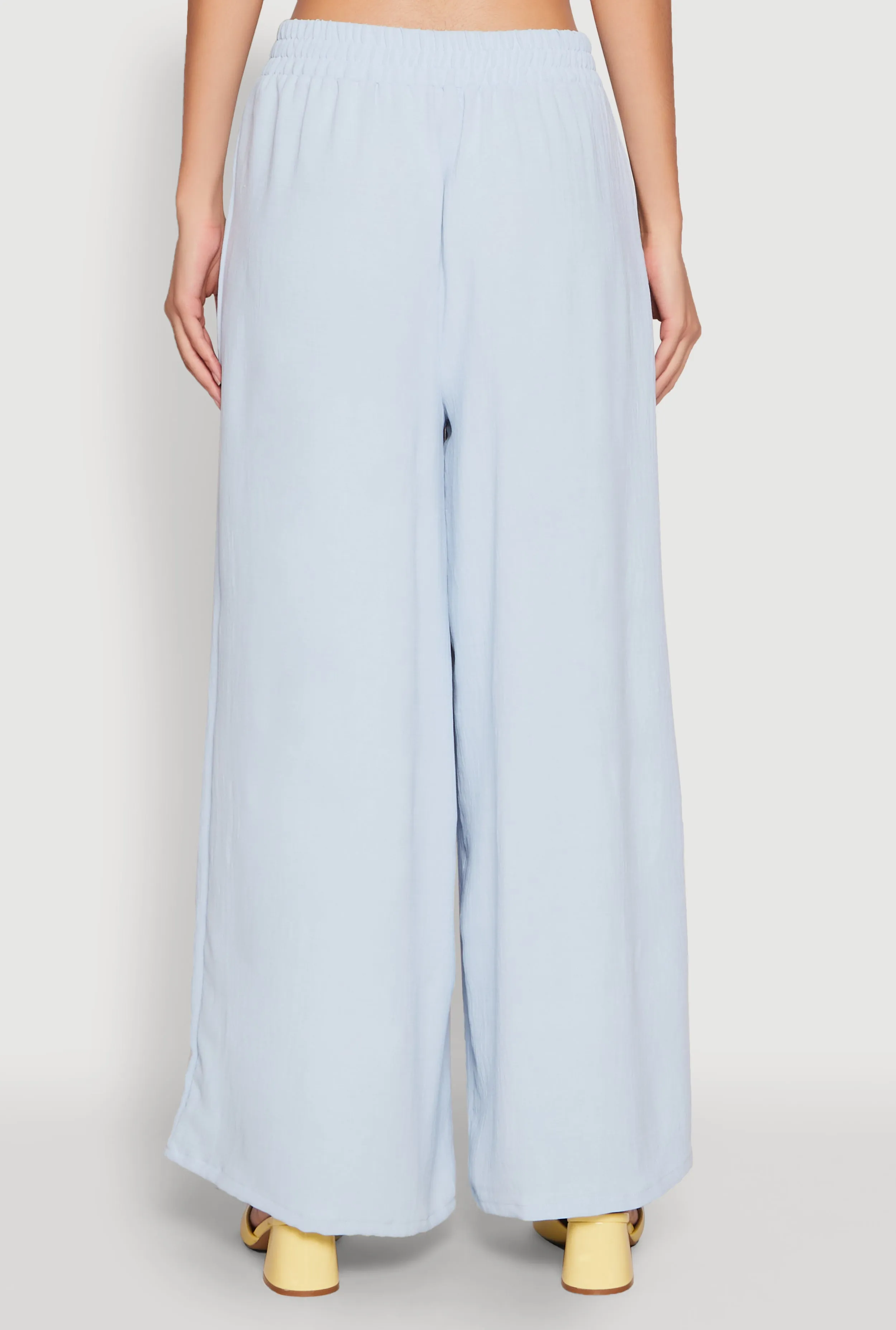 Haute Monde Elastic Waist Wide Leg Pants sold by Rainbow product image thumbnail 5