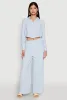 Haute Monde Elastic Waist Wide Leg Pants sold by Rainbow