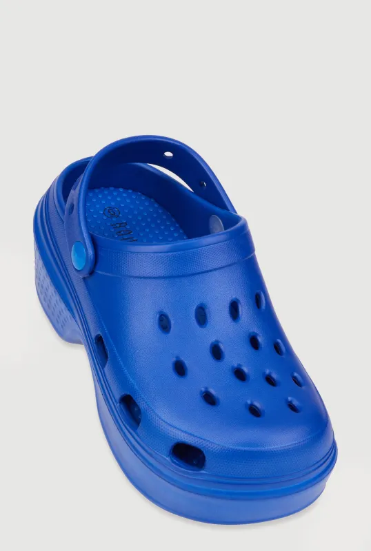 Slingback Platform Clogs sold by Rainbow