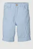Girls Twill Distressed Detail Bermuda Shorts sold by Rainbow