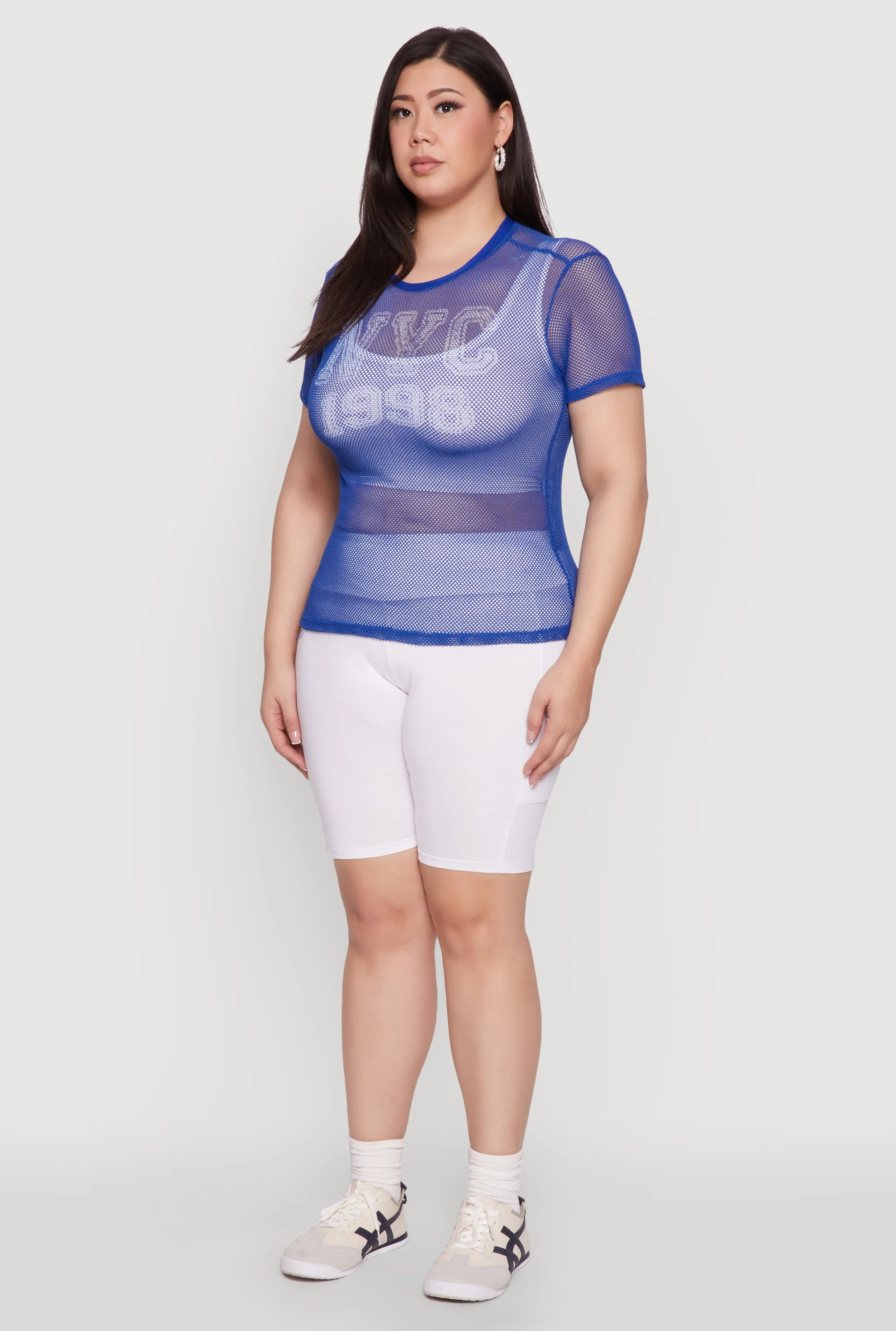 Plus Size NYC 1998 Fishnet Top sold by Rainbow product image thumbnail 5