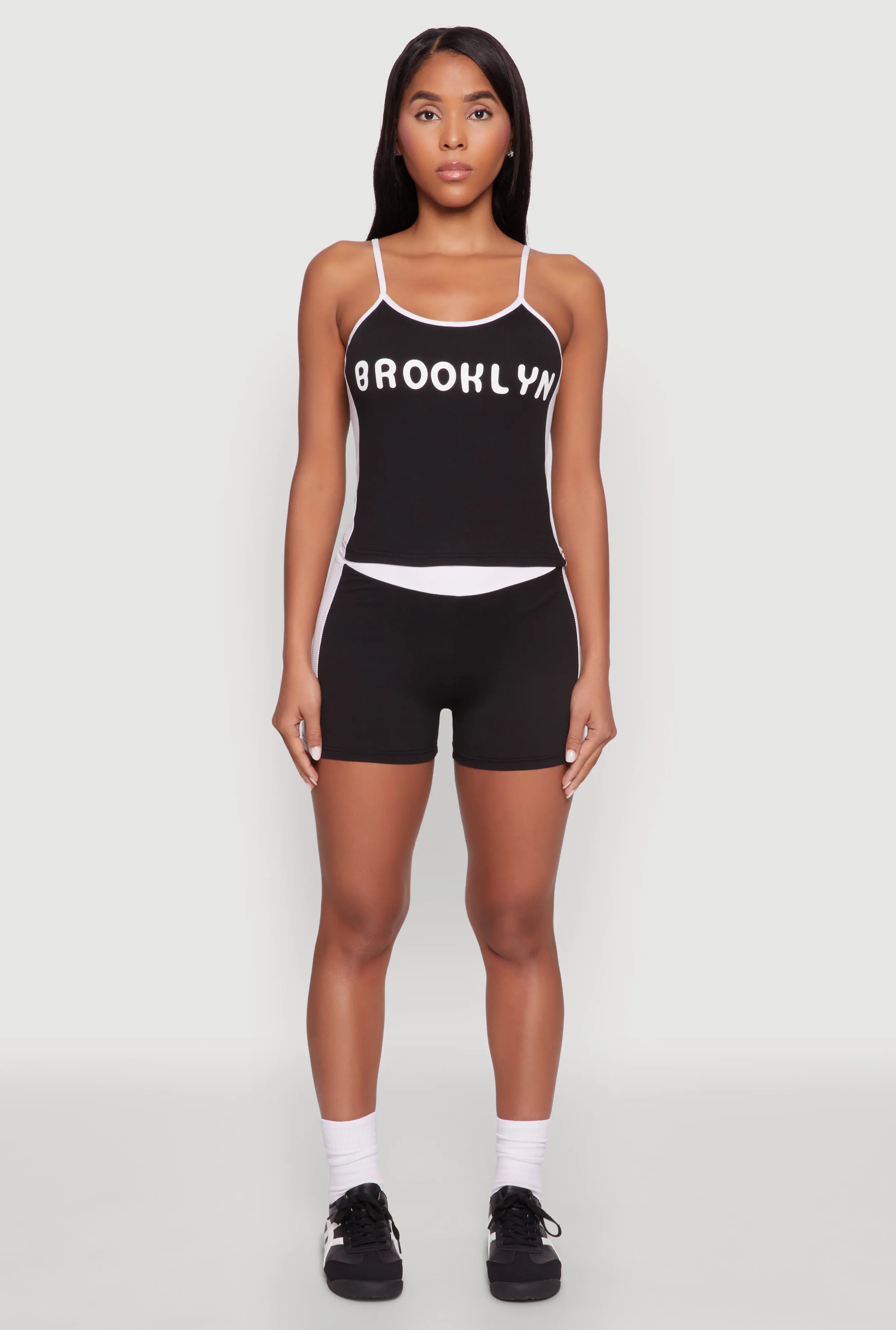 Contrast Biker Shorts sold by Rainbow product image thumbnail 2