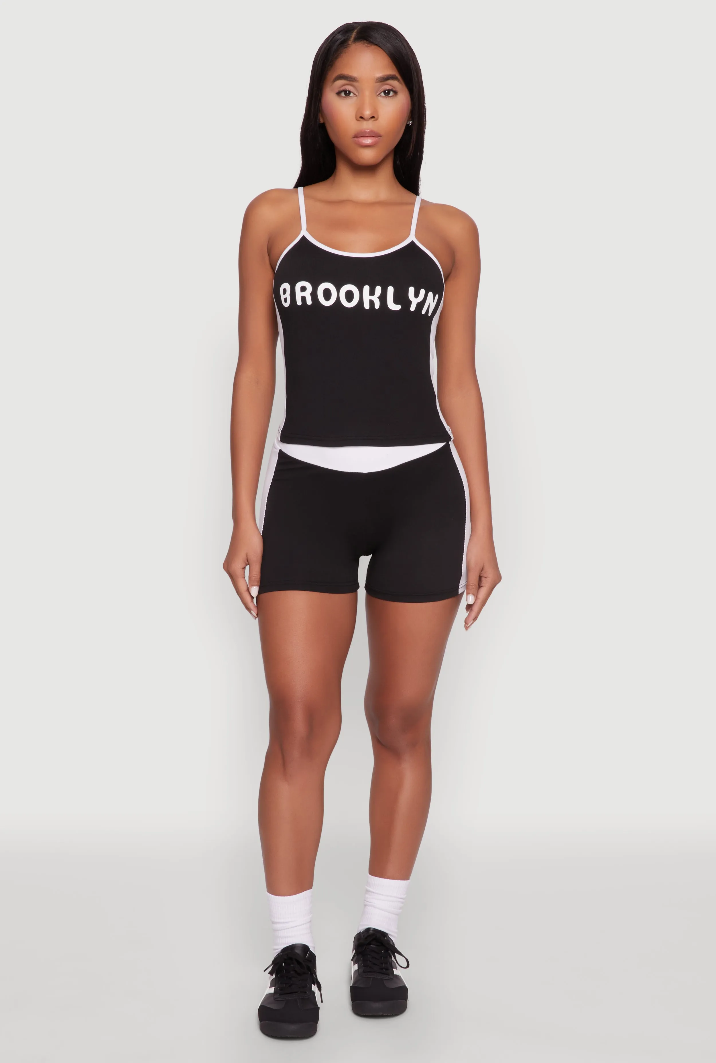 Contrast Biker Shorts sold by Rainbow