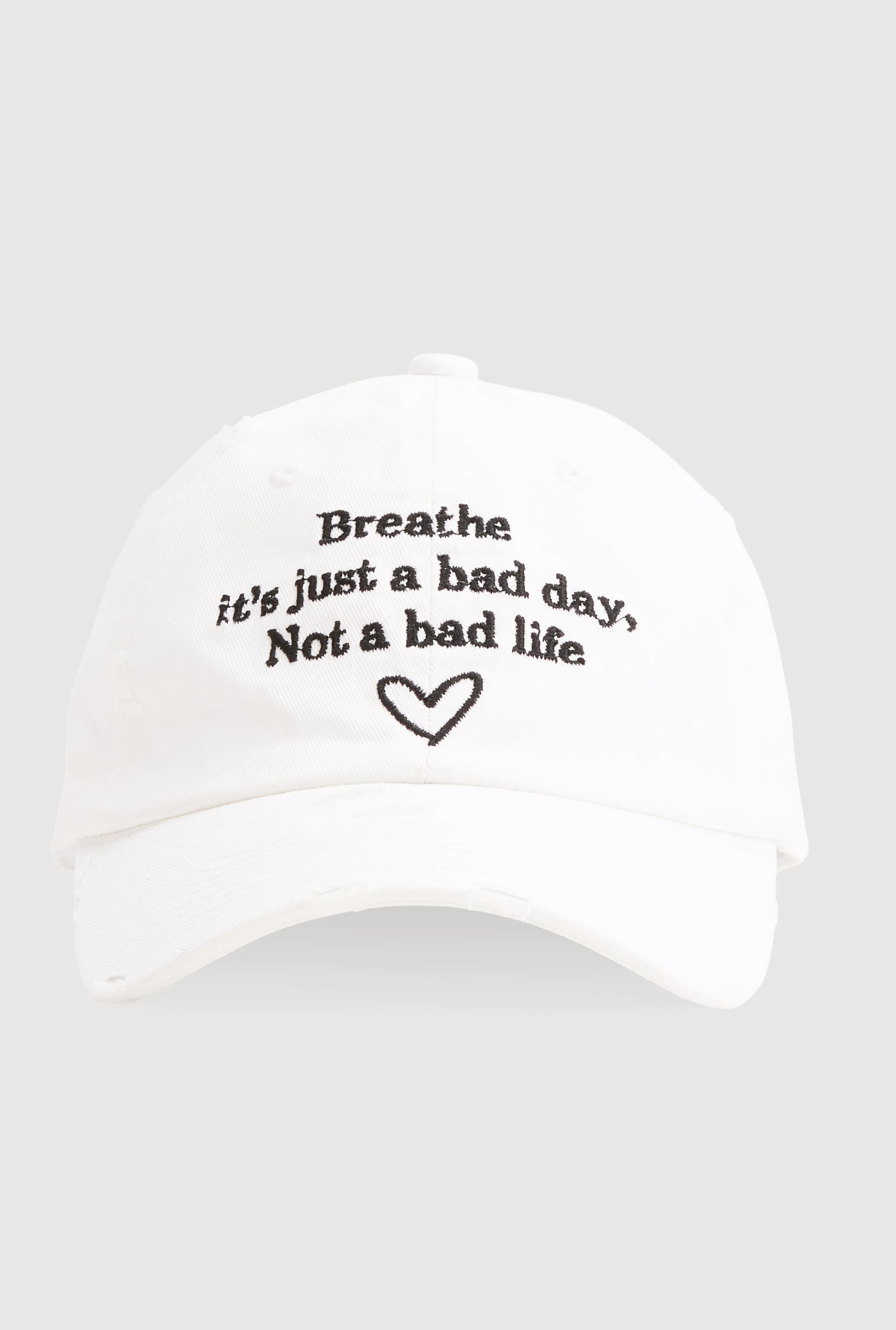 Breathe Its Just A Bad Day Baseball Cap sold by Rainbow product image thumbnail 3