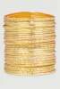 Metallic Bangles Set of 30 sold by Rainbow