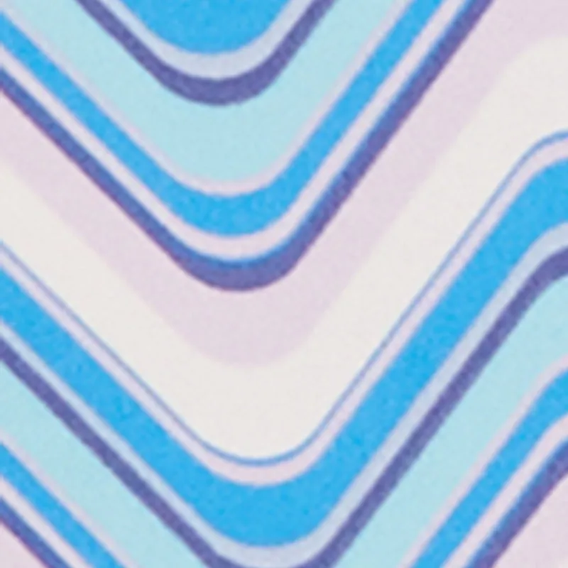 Wavy Striped Tie Waist Belted Dress sold by Rainbow product image thumbnail 4