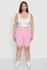 Plus Size Cell Phone Pocket High Waisted Bike Shorts sold by Rainbow