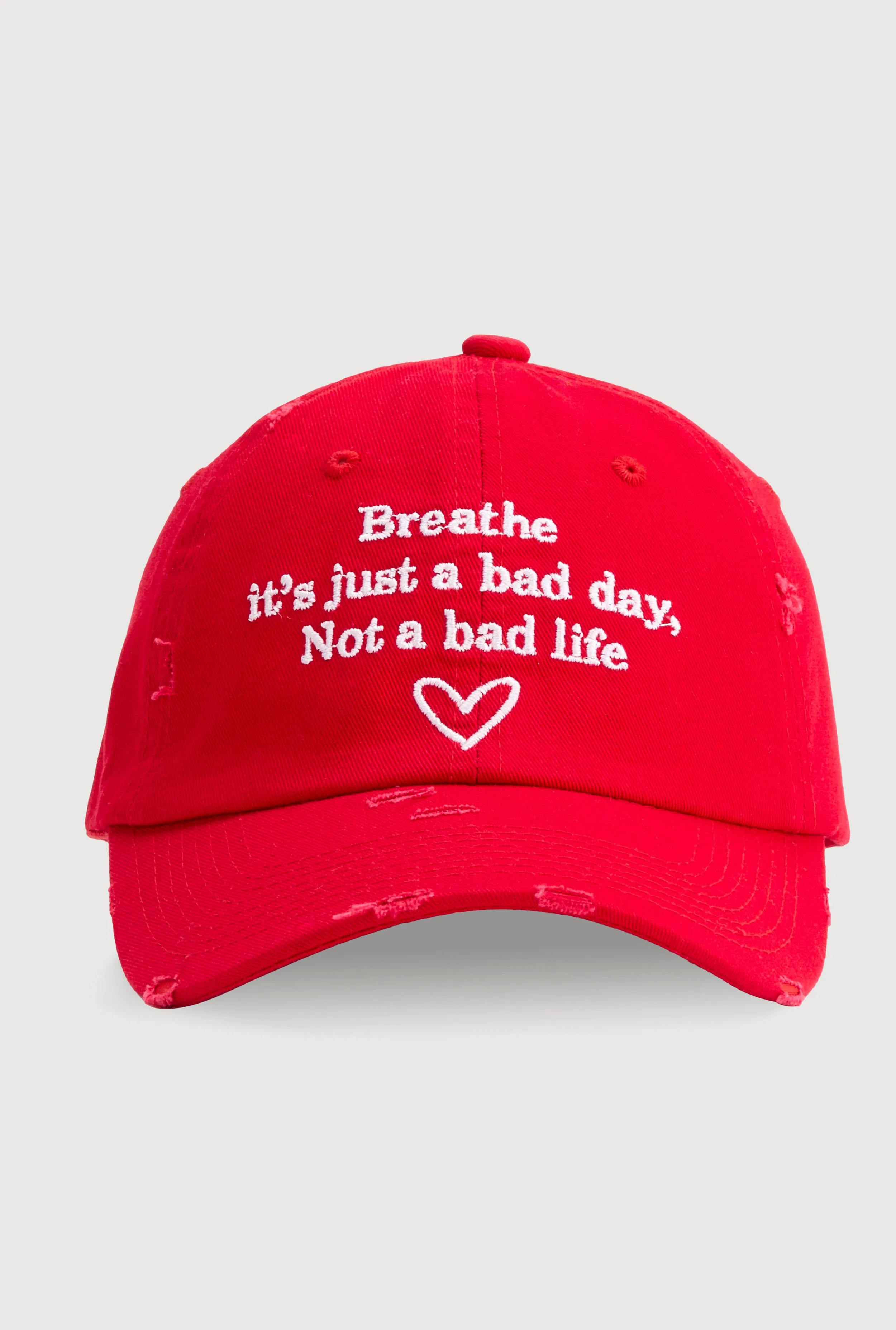 Breathe Its Just A Bad Day Baseball Cap sold by Rainbow product image thumbnail 3