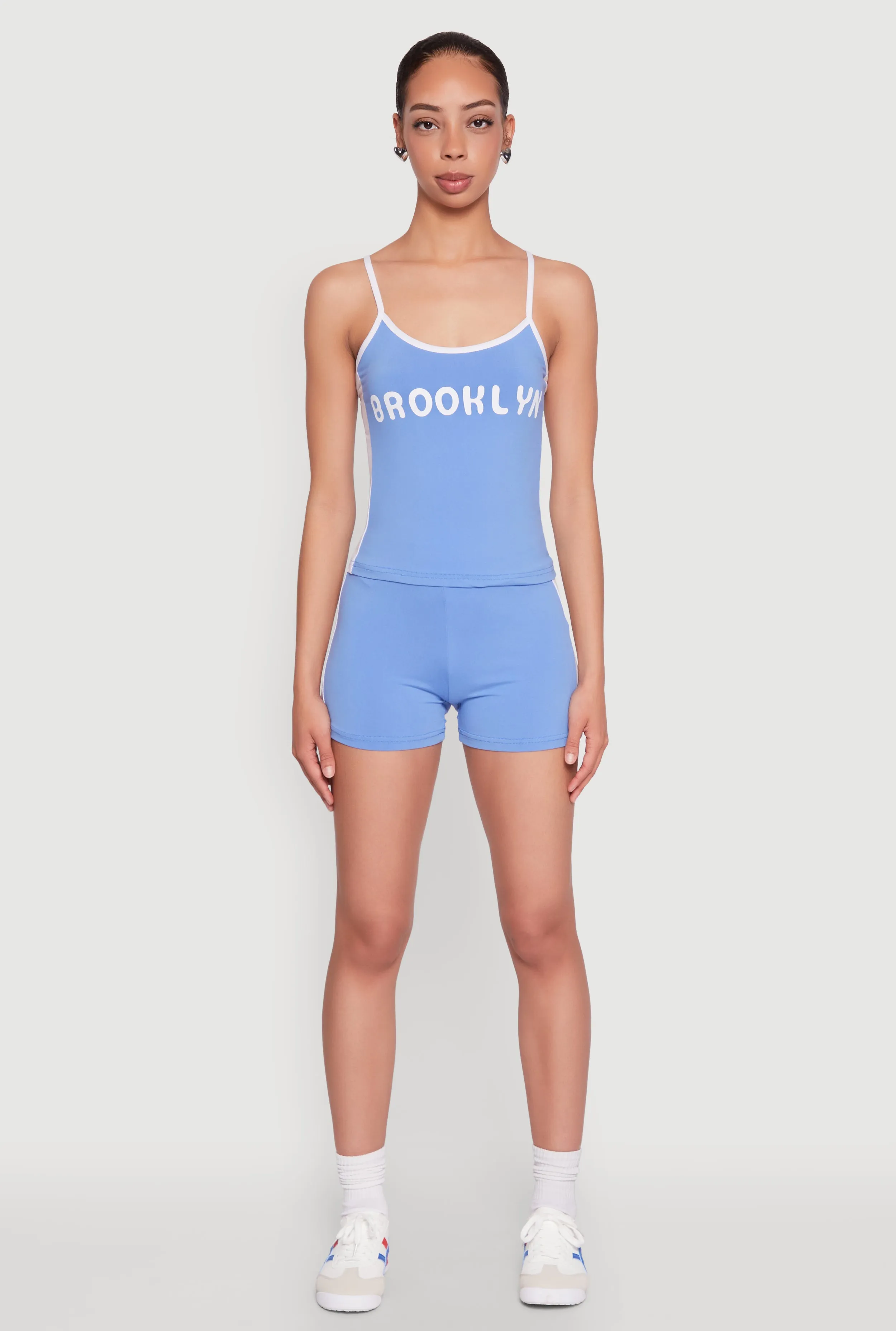 Contrast Trim Brooklyn Graphic Cami sold by Rainbow product image thumbnail 3