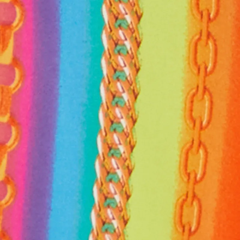 Rainbow Chain Print Halter Dress sold by Rainbow product image thumbnail 4