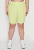 Plus Size Cell Phone Pocket High Waisted Biker Shorts sold by Rainbow