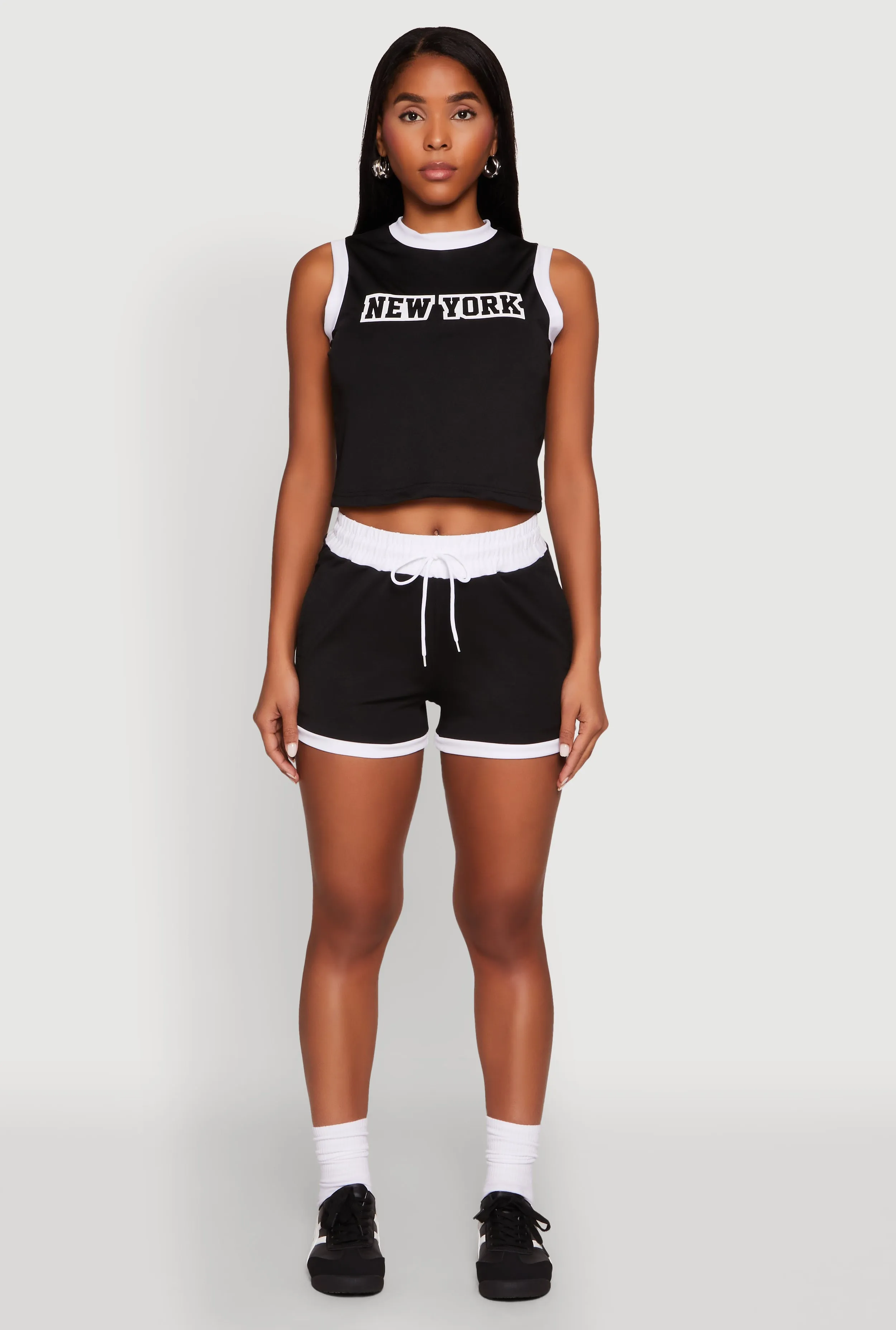 New York Graphic Contrast Trim Tank Top sold by Rainbow product image thumbnail 2