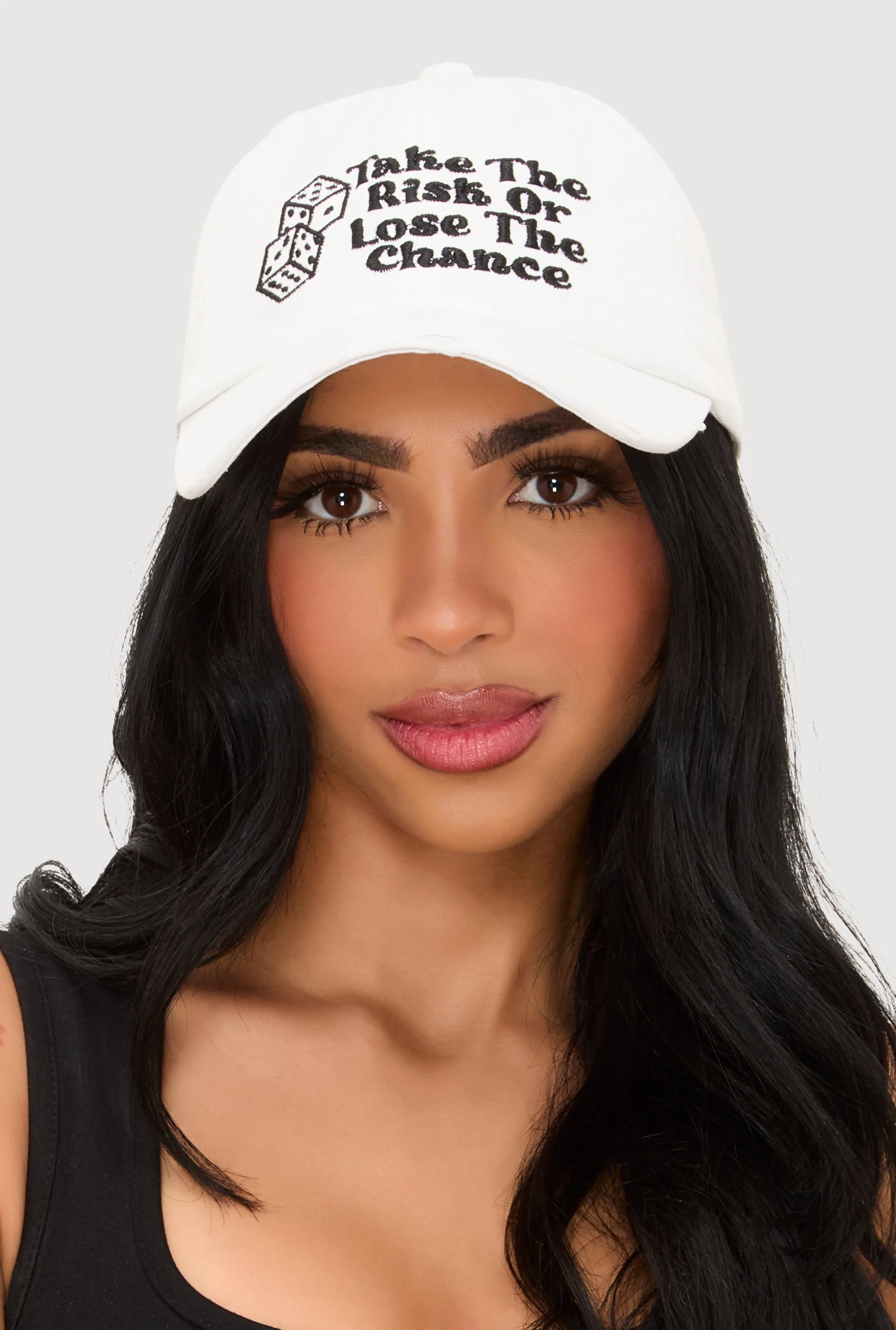 Take The Risk Graphic Baseball Hat sold by Rainbow product image thumbnail 2