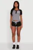 Color Block USA Graphic Baseball Tee sold by Rainbow