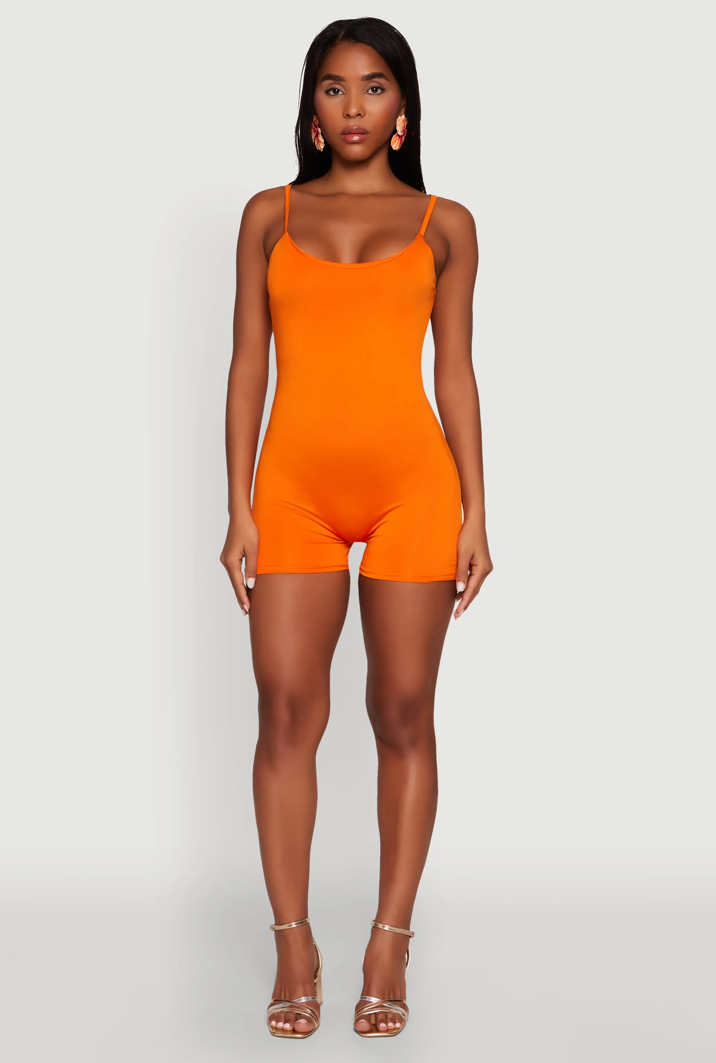 Thin Strap Scoop Neck Romper sold by Rainbow product image thumbnail 2