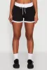 Contrast Trim Drawstring Shorts sold by Rainbow