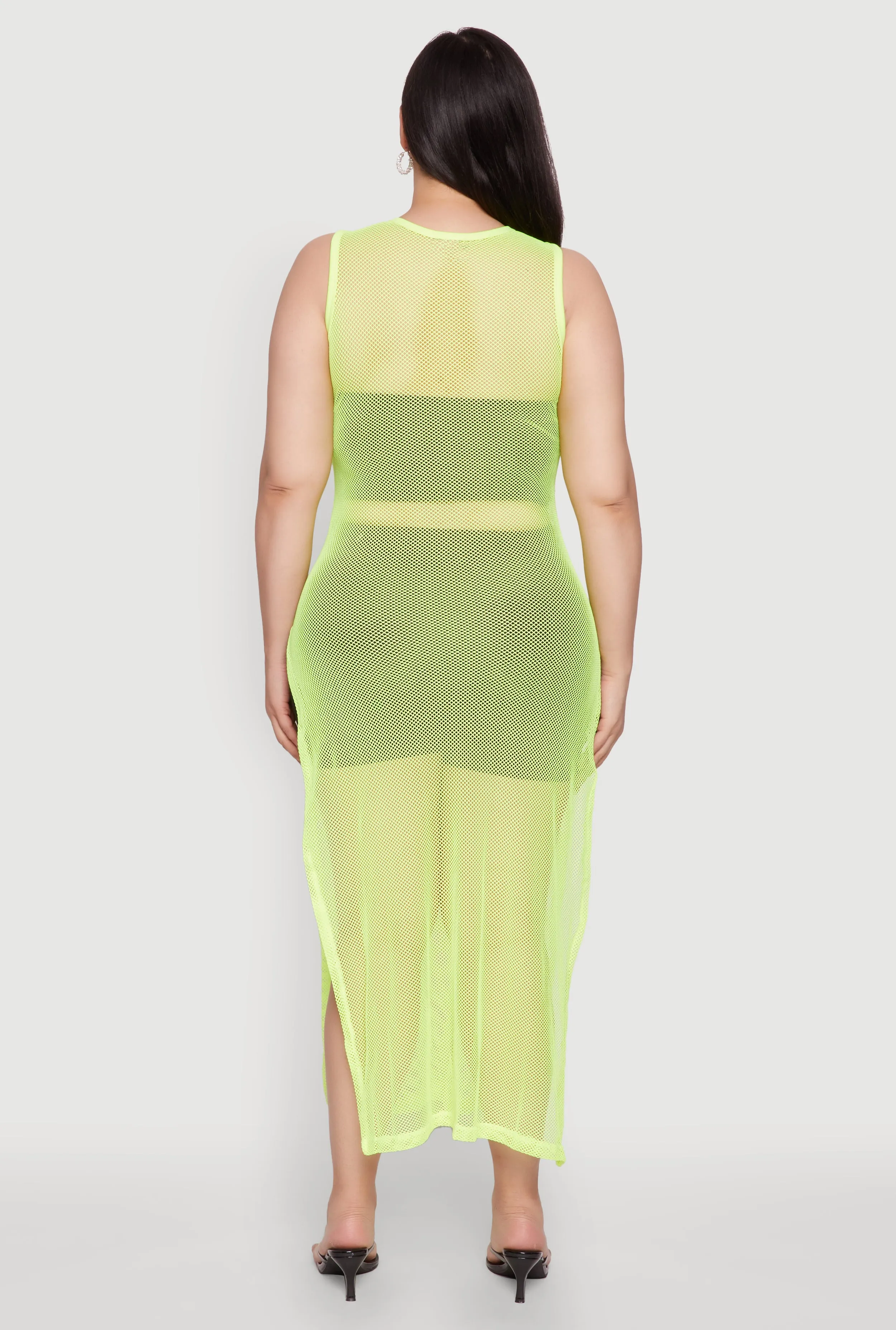 Plus Size NYC 97 Fishnet Maxi Top sold by Rainbow product image thumbnail 5