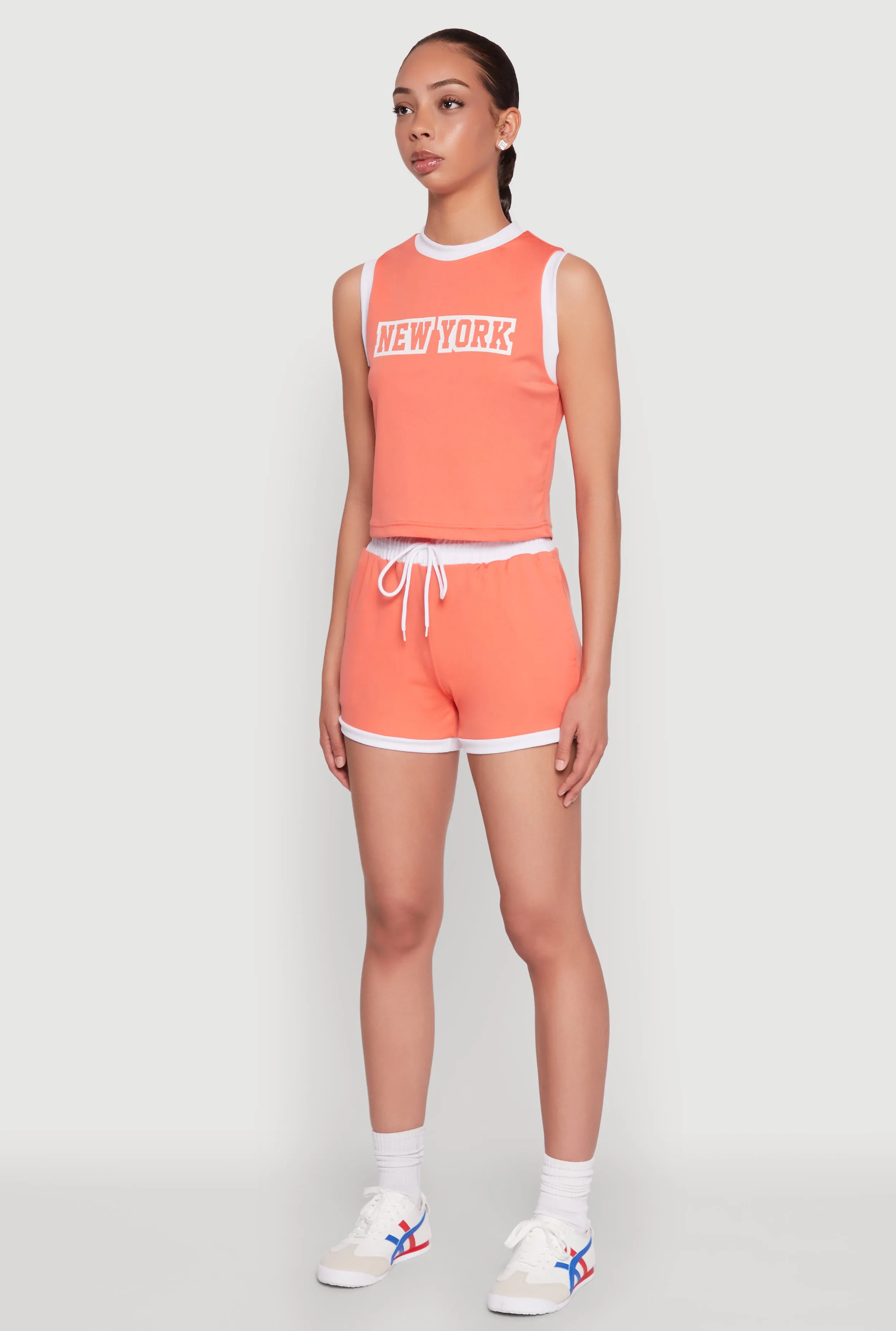 New York Graphic Contrast Trim Tank Top sold by Rainbow product image thumbnail 5