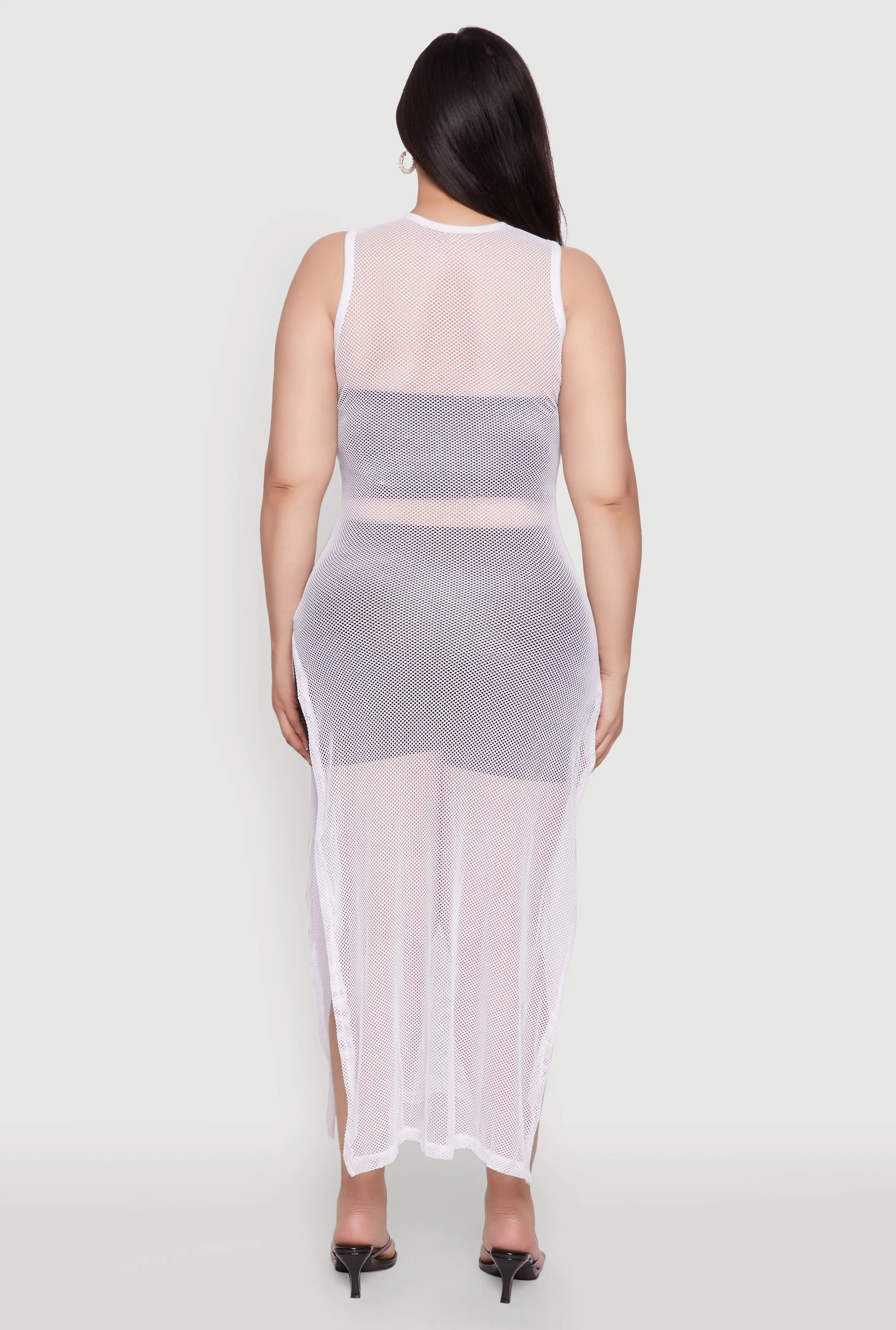 Plus Size NYC 97 Fishnet Maxi Top sold by Rainbow product image thumbnail 5