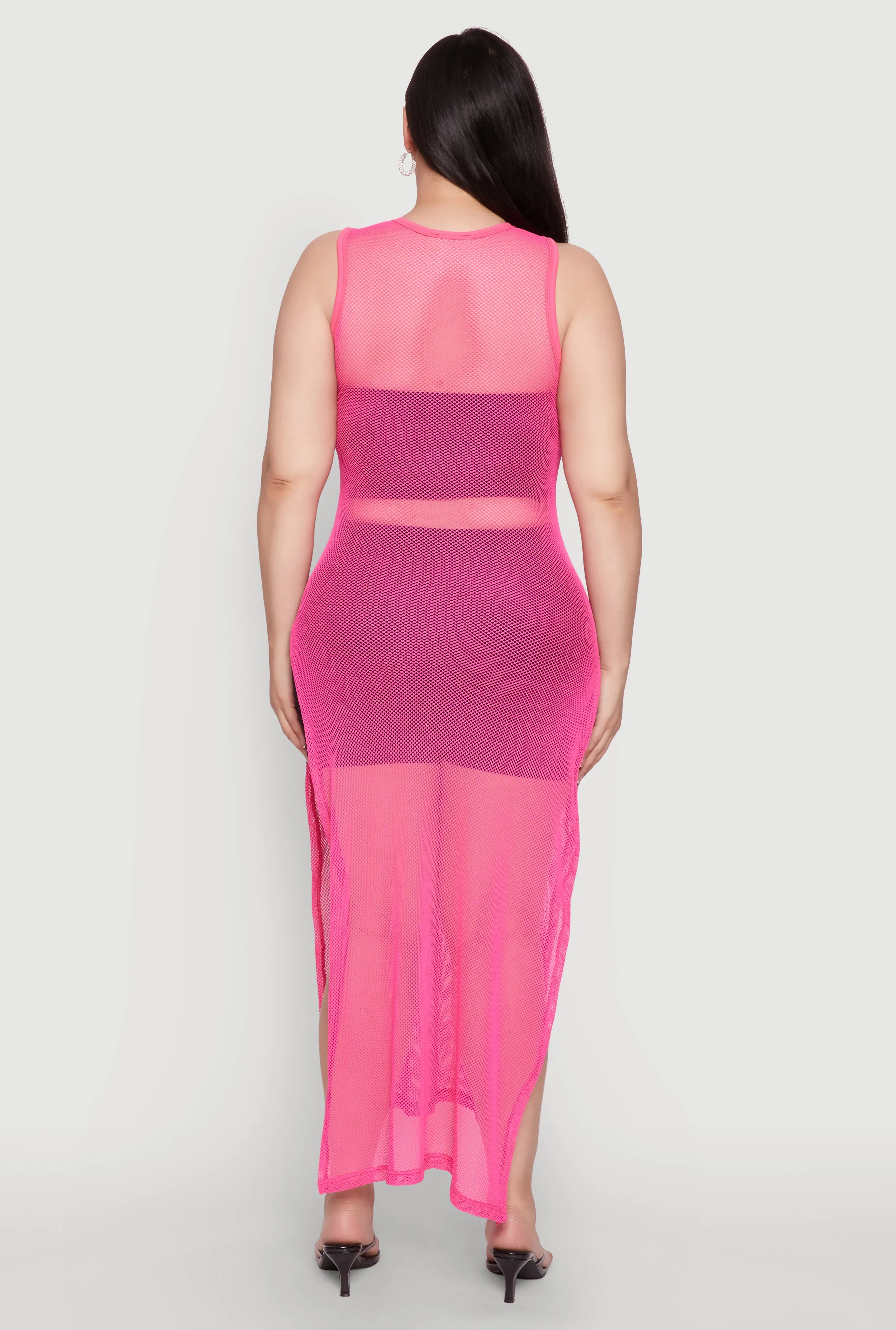 Plus Size NYC 97 Fishnet Maxi Top sold by Rainbow product image thumbnail 5