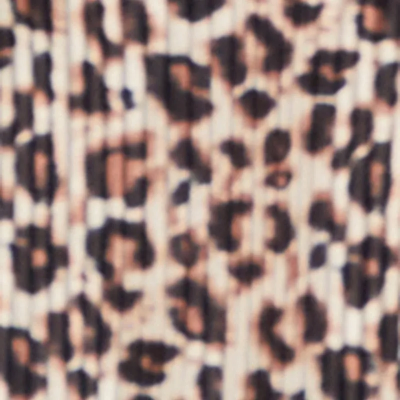 Plus Size Plisse Leopard Print Palazzo Pants sold by Rainbow product image thumbnail 4