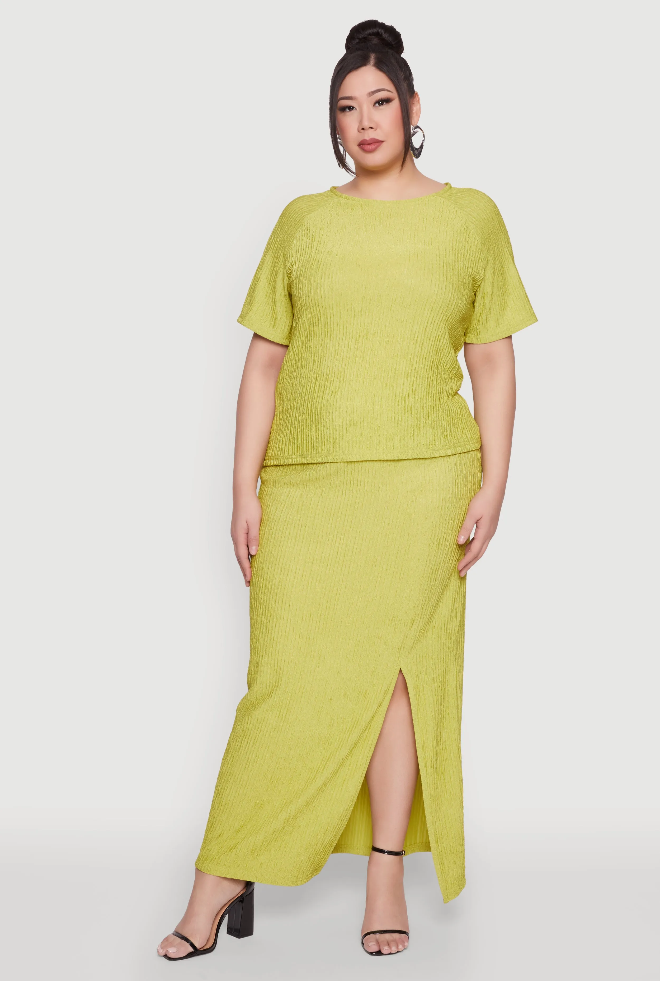 Plus Size Textured Knit Top sold by Rainbow product image thumbnail 3