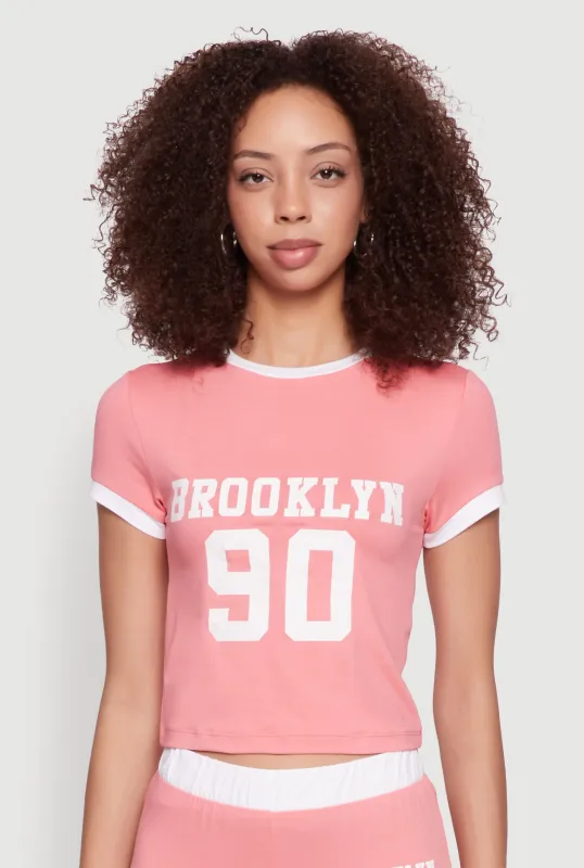 Brooklyn 90 Graphic T Shirt sold by Rainbow