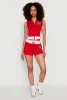 25 Graphic Hooded Zip Front Vest sold by Rainbow